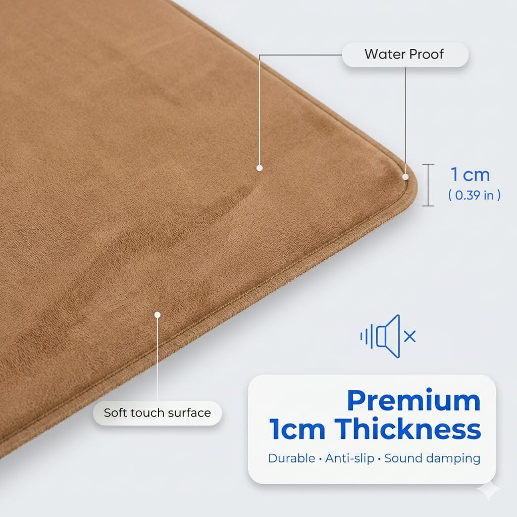 Arrowzoom Anti-Slip Floor Protection Soundproof Noise Vibration Mats for Drums - KK1249