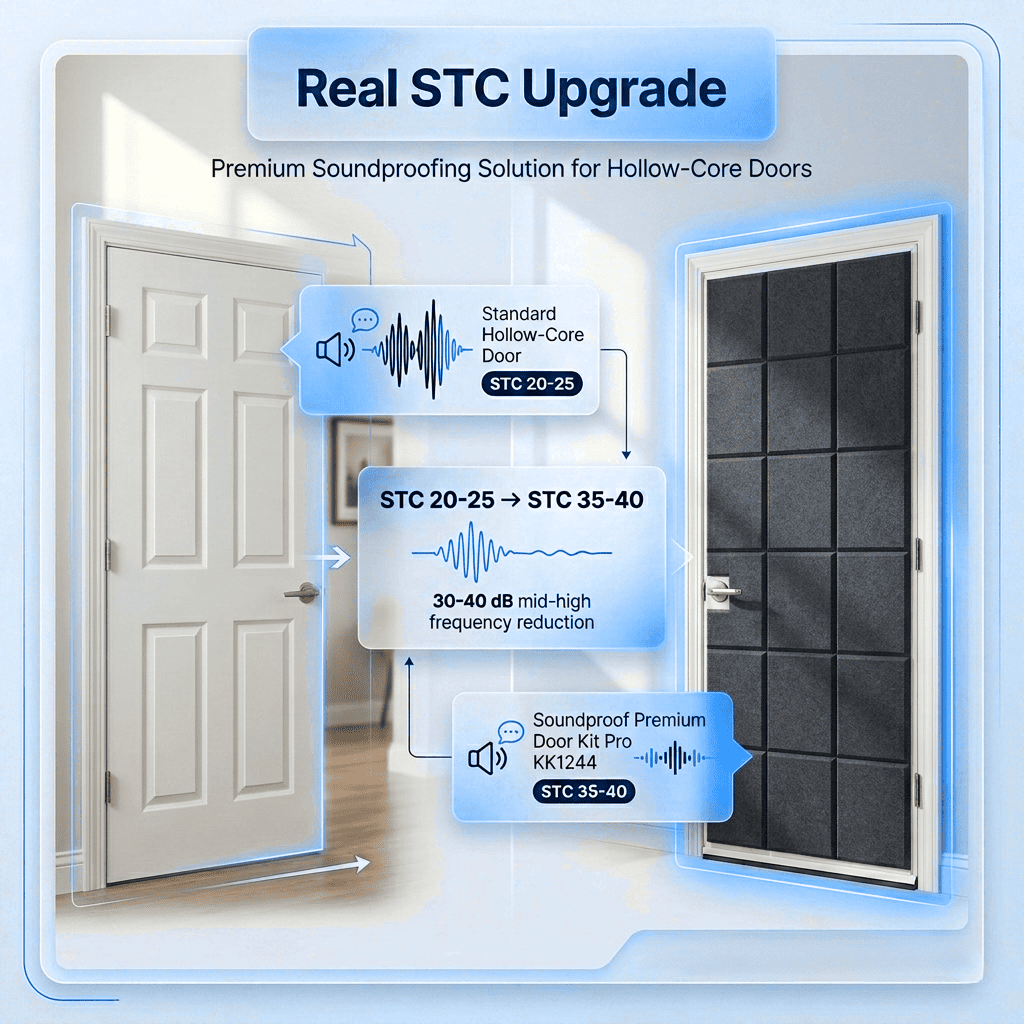 Arrowzoom Door Kit Pro — Heavy-Duty Soundproof Panels