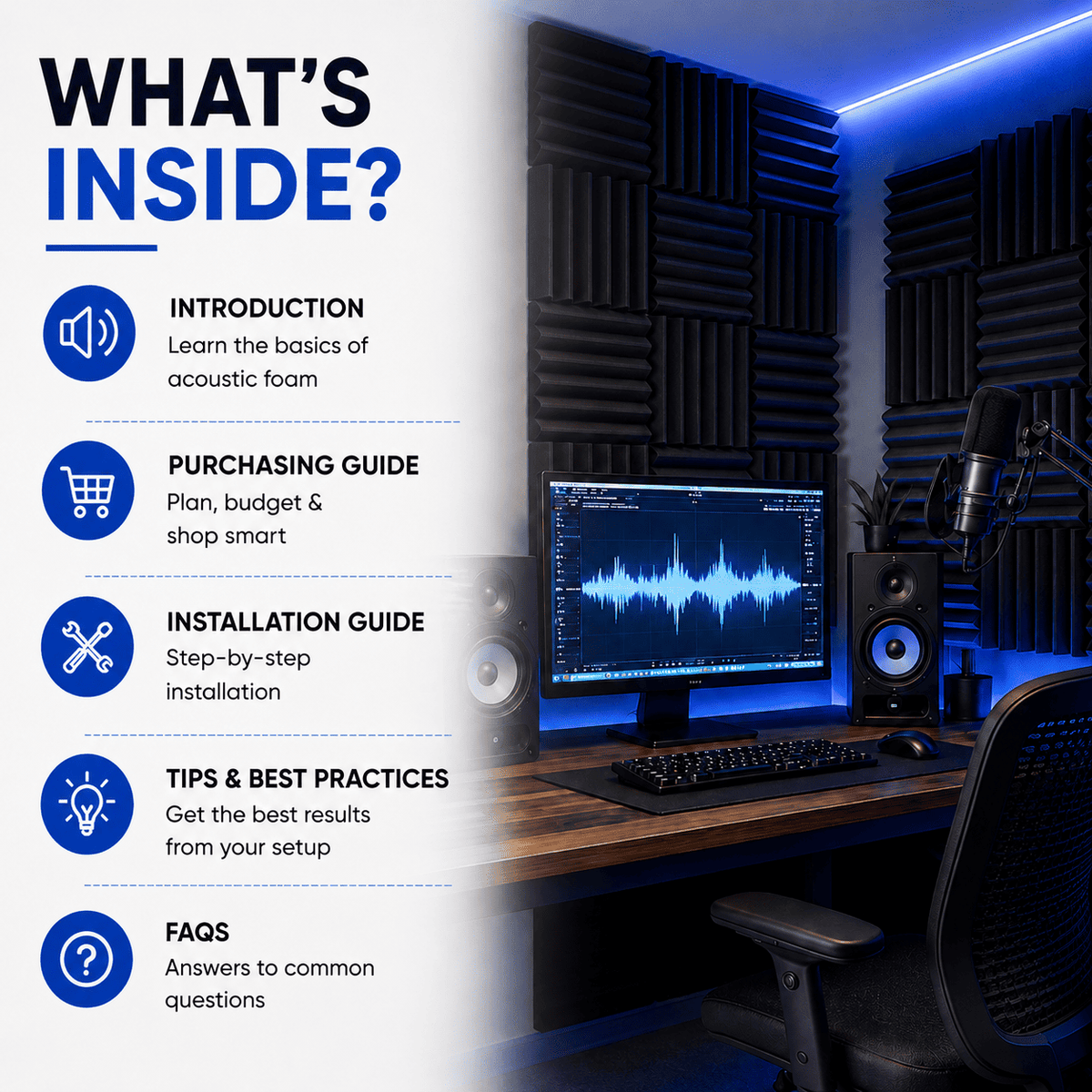 FREE Guide for Acoustic Foam Panels
