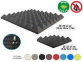 New 1 Pc Pyramid Tile Acoustic Panel Sound Absorption Studio Soundproof Foam KK1034 Arrowzoom.
