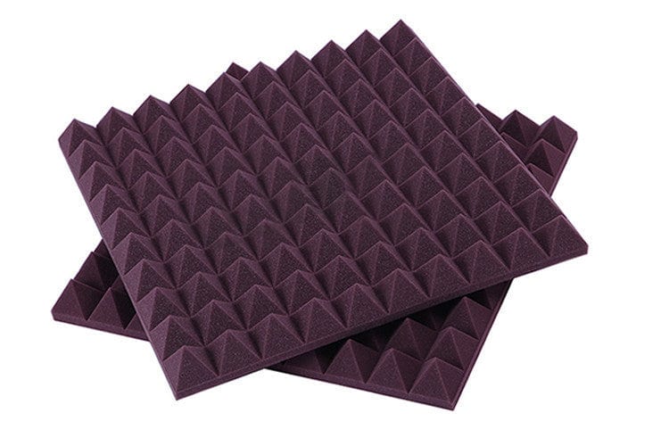 New 24 pcs Bundle Pyramid Adhesive Backed Tiles Acoustic Panels Sound Absorption Studio Soundproof Foam 7 Colors KK1053 Arrowzoom.
