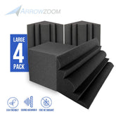 Arrowzoom Black Corner Bass Trap Set KK1043
