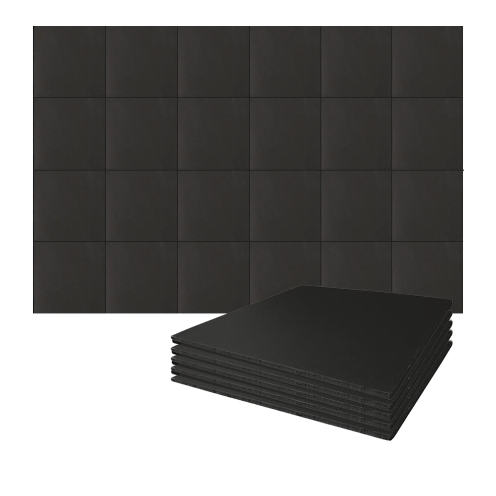 Arrowzoom Mass Loaded Vinyl Sheet - Soundproofing Barrier For Wall, Floor, Ceiling - 30x30cm - KK1246 Black / 24 / 1.2 mm /0.05 in