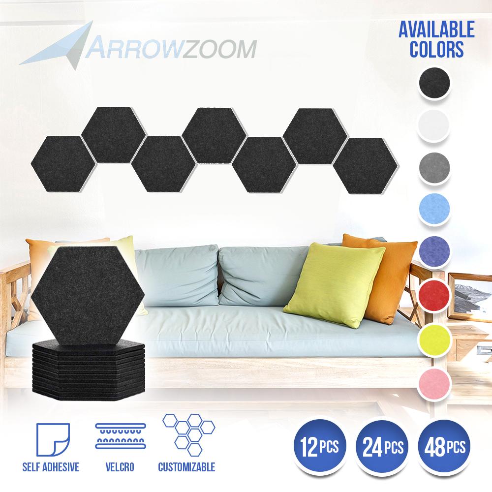 Decor your home with Arrowzoom Adhesive Hexagon Felt Wall Panel
