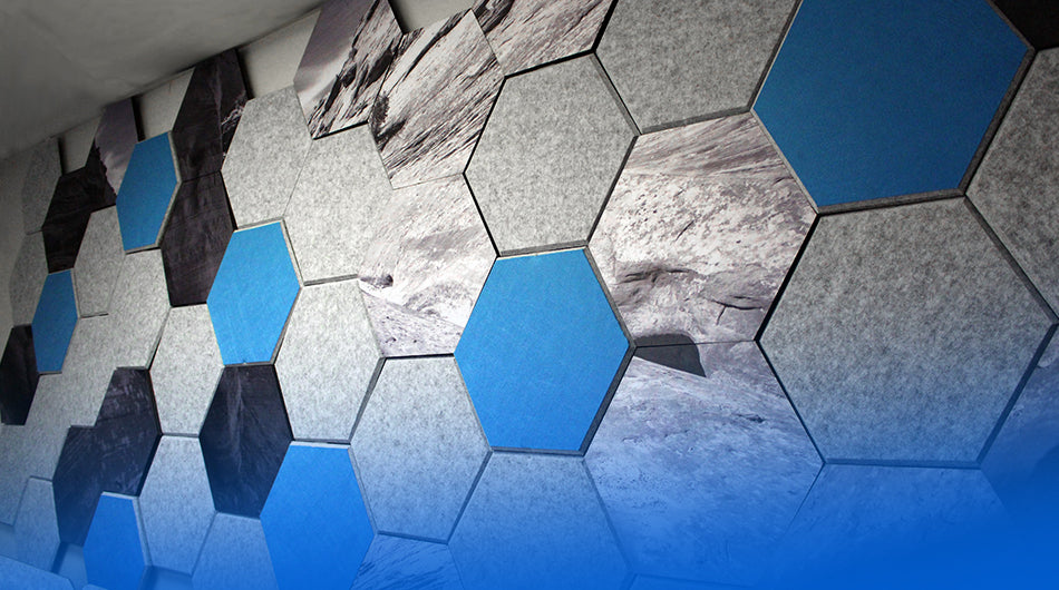 Hexagon Acoustic Felt Art Panels: Acoustic and Design in One Product