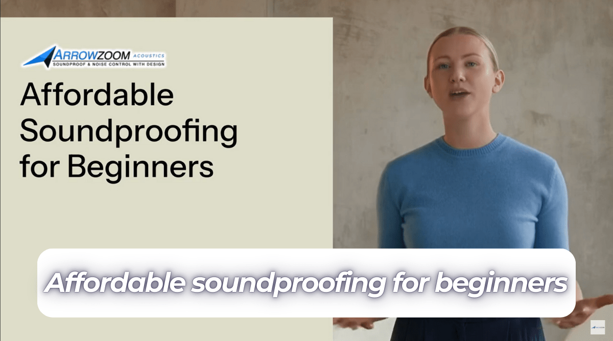 Affordable soundproofing for beginners