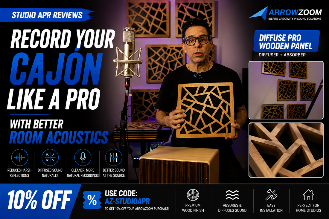 Record Your Cajón Like a Pro with Better Room Acoustics