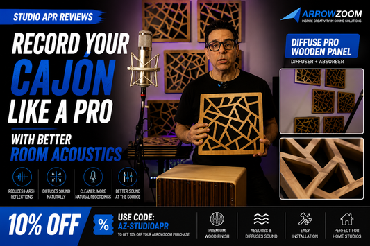 Record Your Cajón Like a Pro with Better Room Acoustics