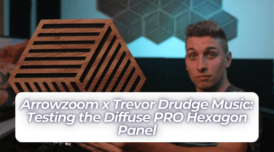 Arrowzoom x Trevor Drudge Music: Testing the Diffuse PRO Hexagon Panel