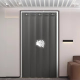 Arrowzoom Door Curtain Pro, Thick Industrial Soundproof,Waterproof for Indoor/Outdoor, Thermal Insulation - KK1455 80 x 200cm (31.4 x 78.7 in) / Dark Gray