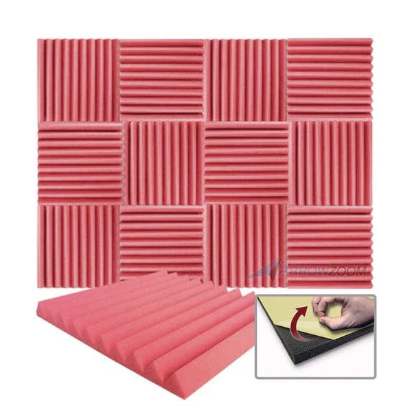 Arrowzoom Acoustic Wedge Tiles Foam - Solid Colors - KK1134