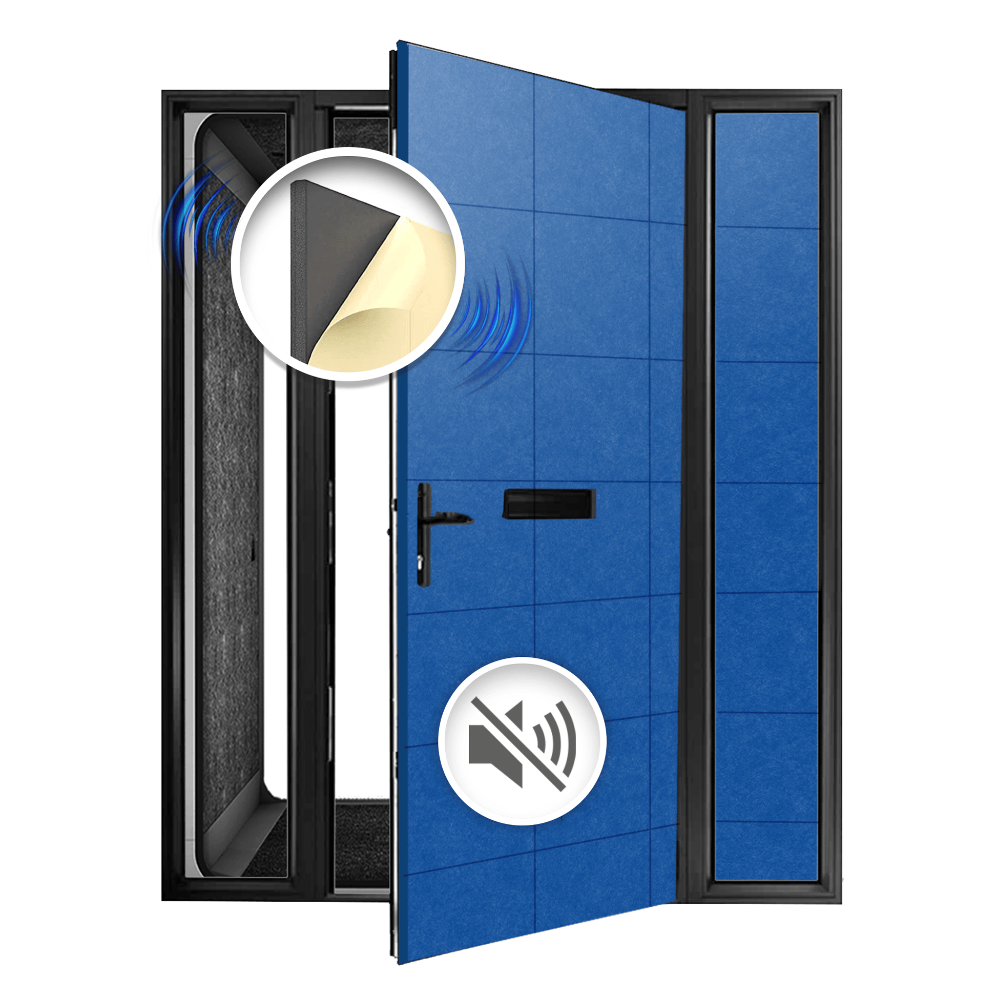 Arrowzoom Soundproof Premium Door Kit Pro - KK1244