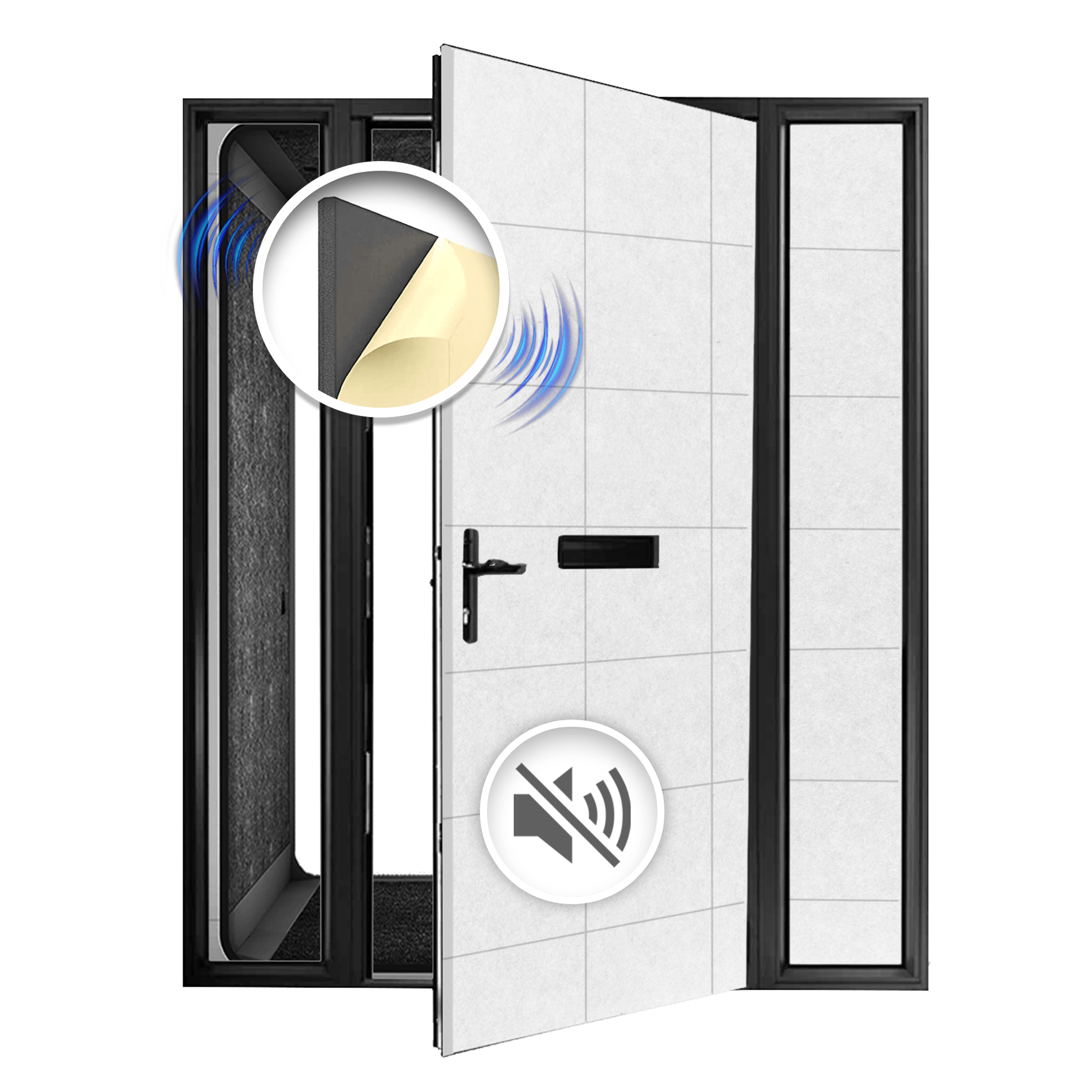 Arrowzoom Soundproof Premium Door Kit Pro - KK1244