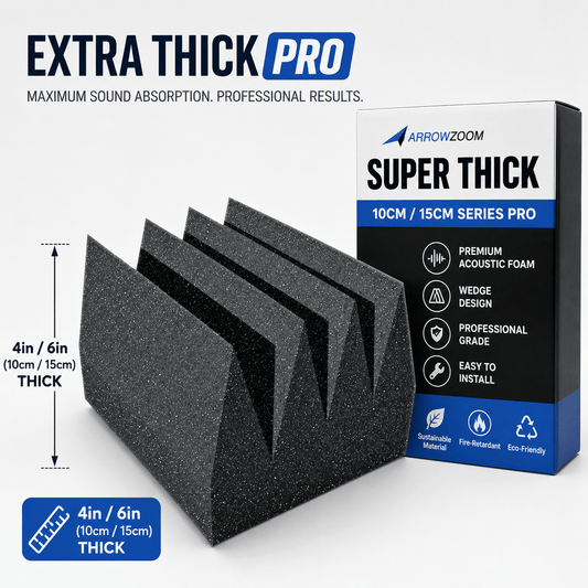 Arrowzoom Wedge 10/15cm Thick Foam Series PRO - Black - KK1472