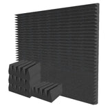 Arrowzoom Wedge 10/15cm Thick Foam Series PRO - Black - KK1472 Black / 48 Pieces - 25 x 25 x 10 cm / 10 x 10 x 4"