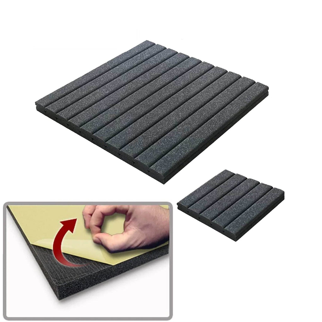 Arrowzoom Flat Wedge Adhesive Backed Tiles Series Acoustic Foam - Solid Colors - KK1054