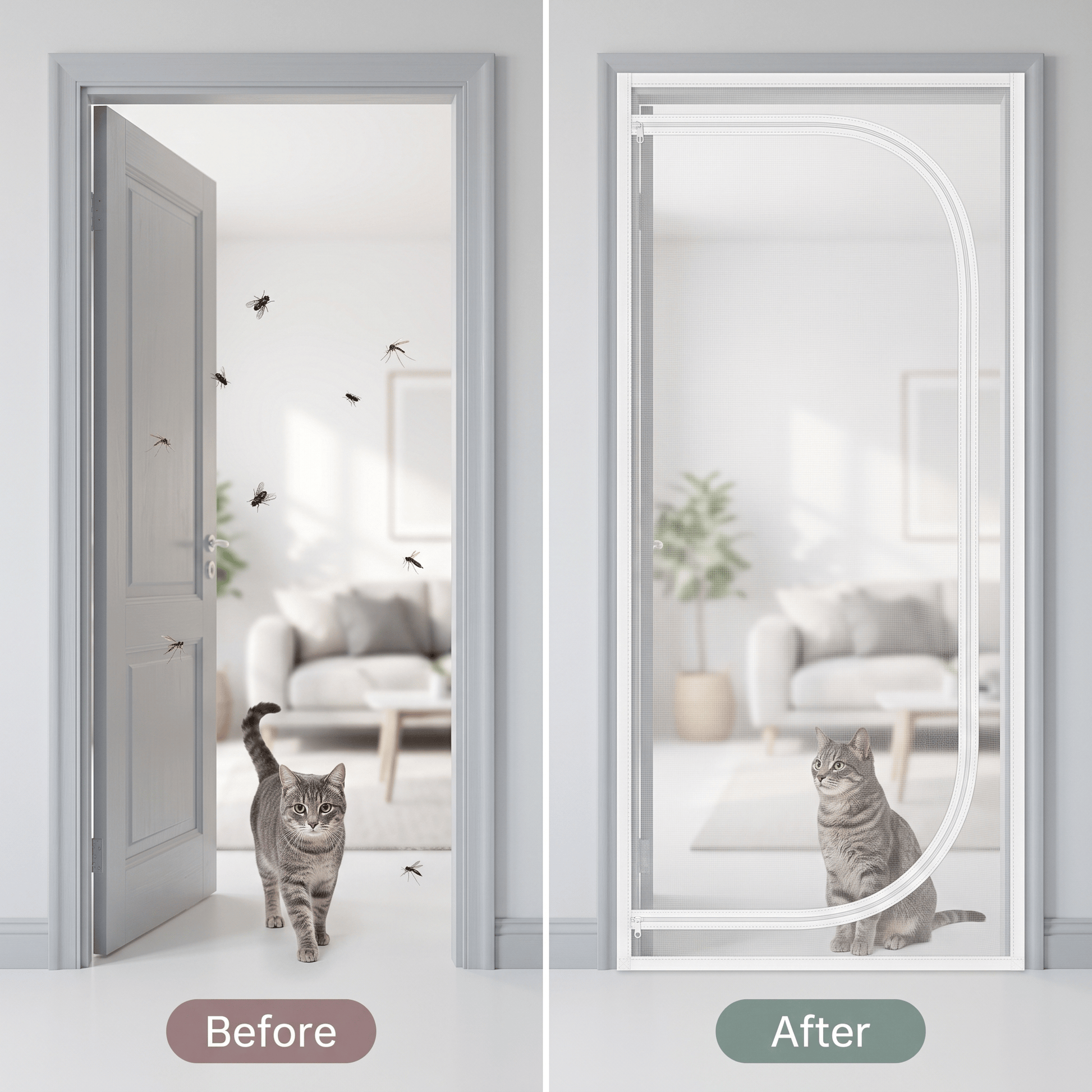 Anti-Mosquito PVC curtain AP1504