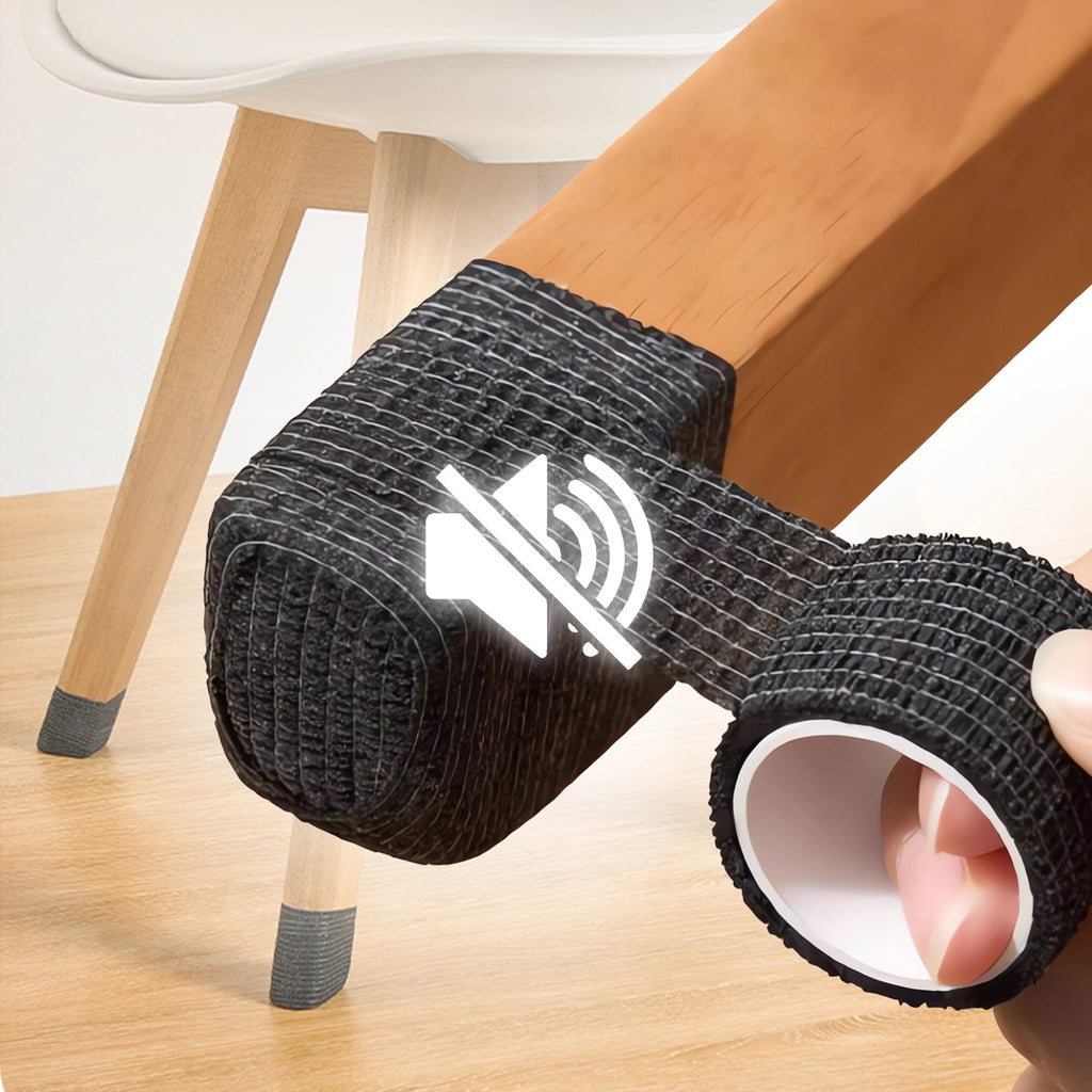 Arrowzoom Silent Soundproof Self-Adhesive Tape w/ Anti-Slip, Floor Protection for Chairs, Tables and Furnitures - KK1453