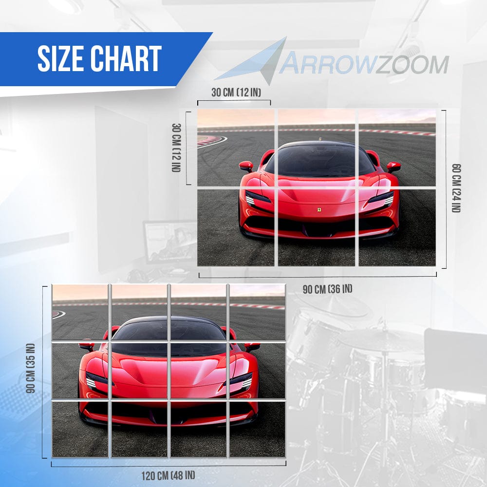 Arrowzoom Car Velcro Felt Art Wall Panels KK1227