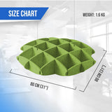 Arrowzoom EchoArt Elegant Sound Absorbers Hanging Ceiling Panels Green cm - KK1461 Green / 80 x 80 cm (31 x 31")