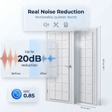 Quiet Your Room in 20 Minutes — Door Soundproofing Kit (KK1184)