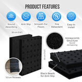Arrowzoom ProSound 1pc Heavy Duty 3-Layer Thick 5.5cm/2.1" Floor Pads - KK1468