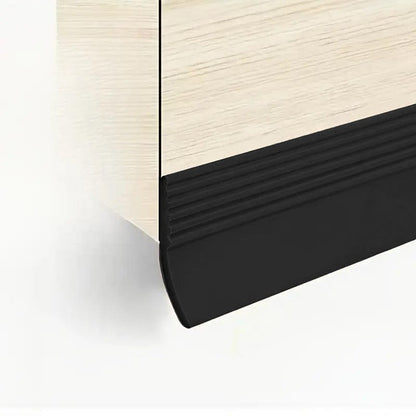 Arrowzoom 2 Pack - Under Door Draft Sound Stopper PRO - KK1467 Black / 3.6 cm (1.4")