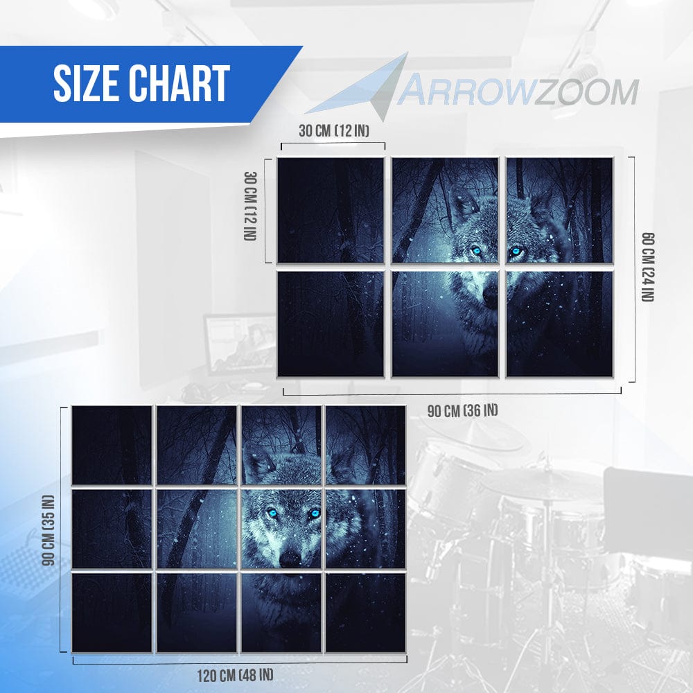 Arrowzoom Apex Self-Adhesive Felt Art Wall Panels - KK1400