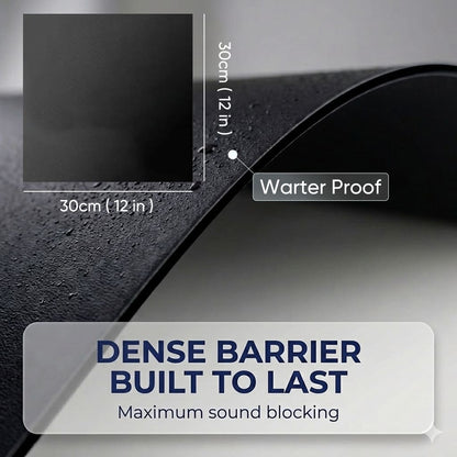 Block Neighbor Noise - 2 lb/sq ft Mass Loaded Vinyl Tiles for wall, floor, ceiling (KK1246)
