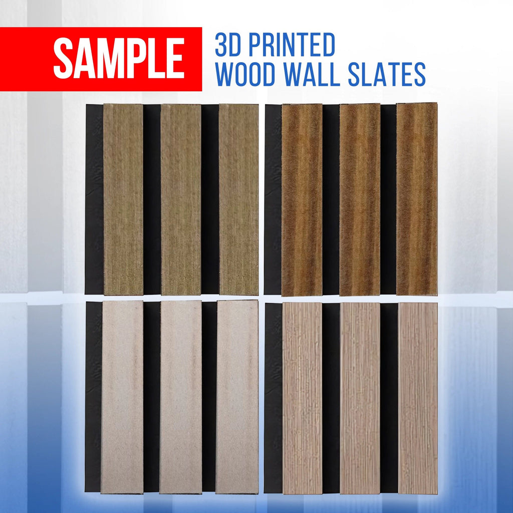 SAMPLE BUNDLE (4Pcs) Wood Wall Slates 12 x 10cm (5 x 4in)
