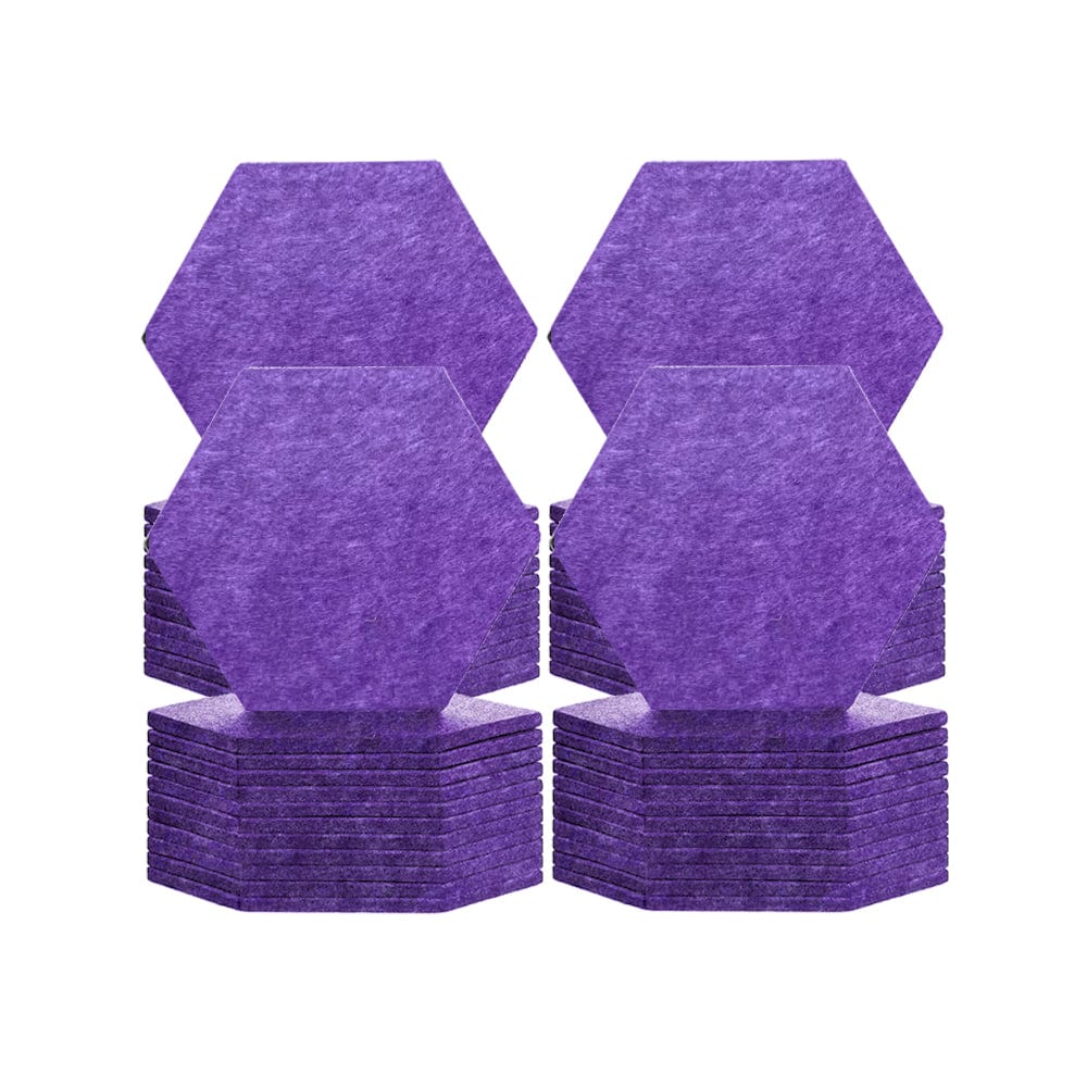 Arrowzoom Hexagon Felt Sound Absorbing Wall Panel - Solid Color - KK1224