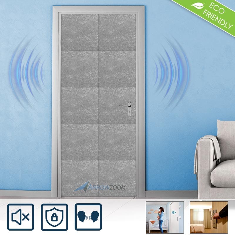 Arrowzoom Door Soundproofing Kit All in One Acoustic Panels KK1184