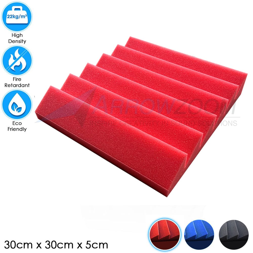 Arrowzoom™ PRO Series Soundproof Foam - Triangle Pro - KK1243 Red / 1 pieces