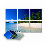 Arrowzoom Nature Velcro Felt Art Wall Panels KK1228 Design A / 6 Pieces -90 x 60 cm / 35.4 x 23.6 in