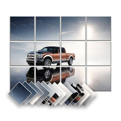 Arrowzoom Car Velcro Felt Art Wall Panels KK1227 Design D / 12 Pieces - 120 x 90 cm / 47.2 x 35.4 in