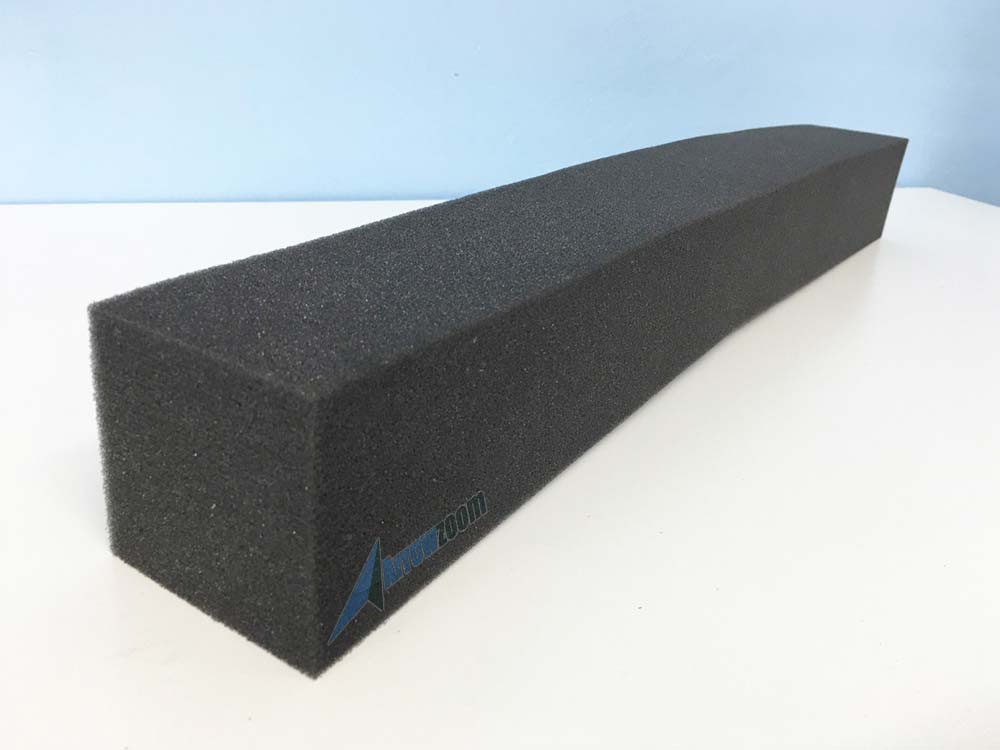 Arrowzoom 8 PCS Long Corner Block Bass Trap Edge Fill Block for Corner Wall Sound Absorption Studio Soundproof Foam 2 Colors KK1160