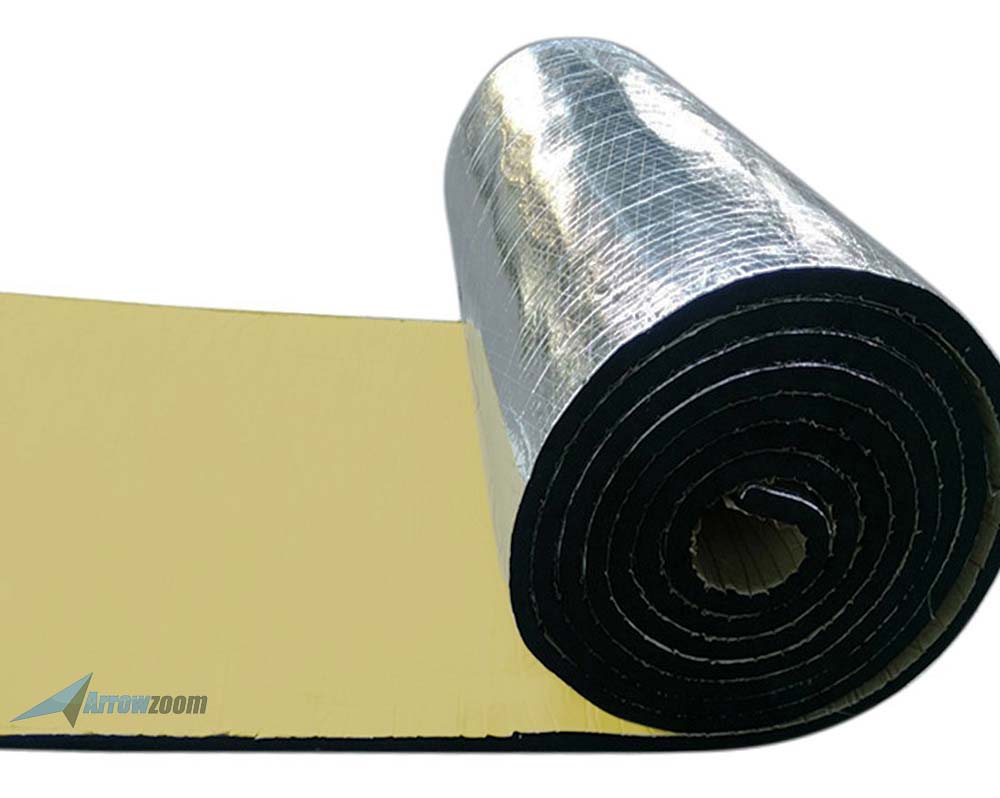 Arrowzoom Car Sound Deadening Mat - Aluminum Foil - 1 Meter - KK1149