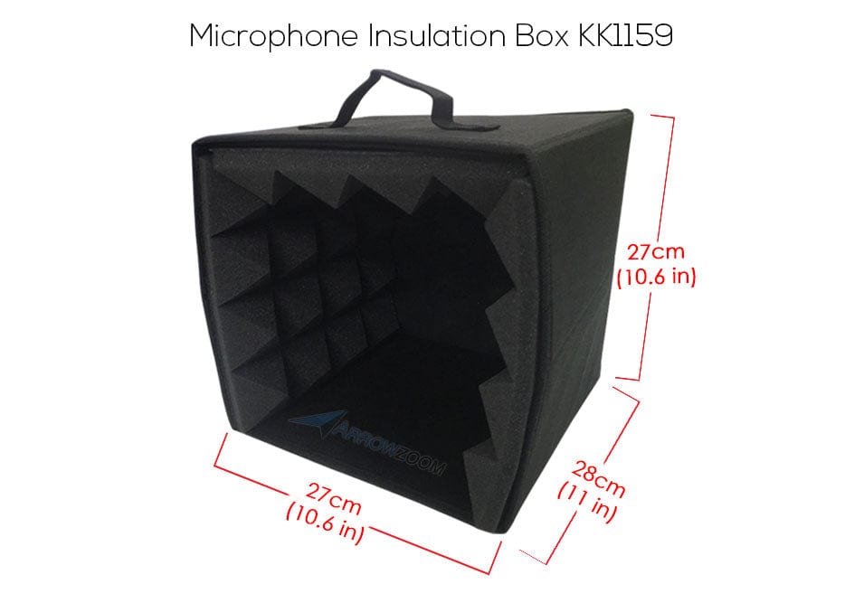 Arrowzoom Professional Acoustic Recording Studio Room Kit - All in One Soundproof Panels - KK1183