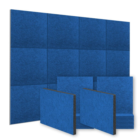 Arrowzoom™ Soundproofing Self Adhesive Panels Wall Kit PRO - KK1259 Blue / 48