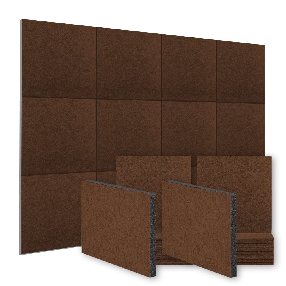 1 Piece - Arrowzoom Premium Door Kit Pro - All in One Adhesive Sound Absorbing Panels - KK1244 Brown / 48