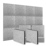 1 Piece - Arrowzoom Premium Door Kit Pro - All in One Adhesive Sound Absorbing Panels - KK1244 Gray / 48