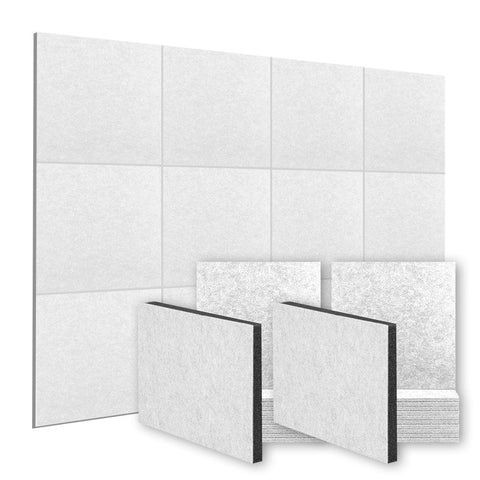 1 Piece - Arrowzoom Premium Door Kit Pro - All in One Adhesive Sound Absorbing Panels - KK1244 White / 48