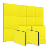 Arrowzoom™ Soundproofing Self Adhesive Panels Wall Kit PRO - KK1259 Yellow / 48